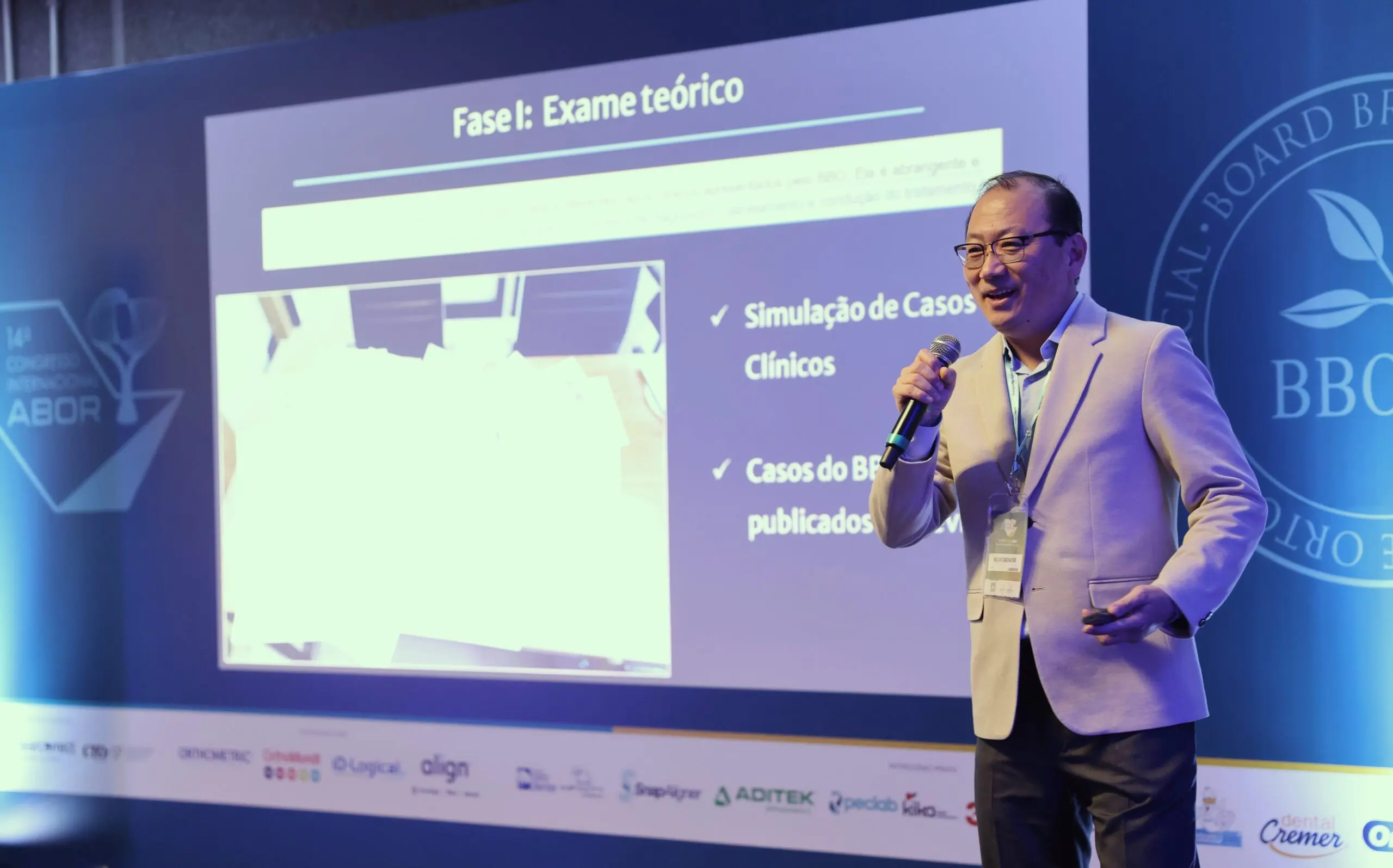 Dr. Nelson palestrando no BBO Experience
